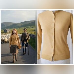 Vintage PETER SCOTT Wool Cardigan 1960s Made In Scotland